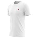 U.S. POLO ASSN. Herren T-Shirt Crewneck rundhals 2er Pack P-056 Weiss & Weiss  Größe M - Gr.M