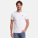 U.S. POLO ASSN. Herren T-Shirt Crewneck rundhals 2er Pack P056 Weiss & Weiss  Größe M - Gr.M