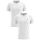 U.S. POLO ASSN. Herren T-Shirt Crewneck rundhals 2er Pack P-056 Weiss & Weiss  Größe M - Gr.M