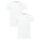 U.S. POLO ASSN. Herren T-Shirt Crewneck rundhals 2er Pack P056 Weiss & Weiss  Größe M - Gr.M