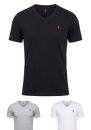 U.S. POLO ASSN. Herren T-Shirt V-Neck 2er Pack P057