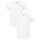 U.S. POLO ASSN. Herren T-Shirt V-Neck 2er Pack P057 Weiss & Weiss  Größe M - Gr.M