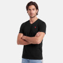 U.S. POLO ASSN. Herren T-Shirt V-Neck 2er Pack P057 Schwarz & Schwarz Größe XL - Gr.XL