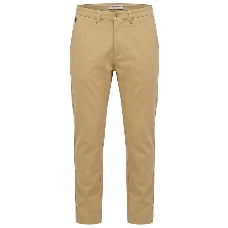 U.S. POLO ASSN. Herren Stoffhose P058 Beige-Navy Größe W30
