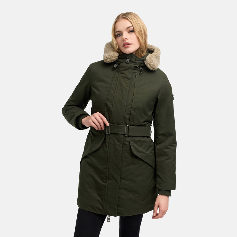 Marikoo Calistaa Damen Parka N140 Dark Olive Größe XS - Gr.34