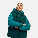 Marikoo Elidee Damen Teddyplüsch Jacke N142 Ocean Green Größe S - Gr.36