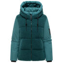 Marikoo Elidee Damen Teddyplüsch Jacke N142 Ocean Green Größe S - Gr.36
