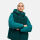 Marikoo Elidee Damen Teddyplüsch Jacke N142 Ocean Green Größe S - Gr.36