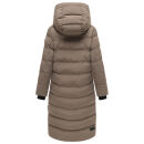 Marikoo Harukaa Damen Steppmantel N146 Stone Brown Größe L - Gr.40