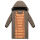 Marikoo Harukaa Damen Steppmantel N146 Stone Brown Größe L - Gr.40