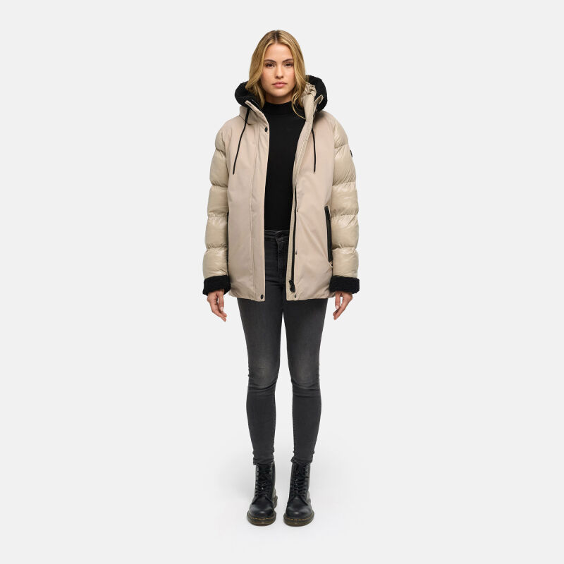 Navahoo Herzschmelz Damen Jacke N147 Light Taupe Größe XS - Gr.34