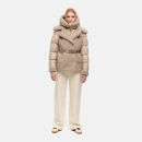 Navahoo Kuschelhäschen Damen Teddy Jacke Mit Futter N149 Light Taupe Größe S - Gr.36