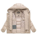 Navahoo Kuschelhäschen Damen Teddy Jacke Mit Futter N149 Light Taupe Größe S - Gr.36
