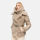 Navahoo Kuschelhäschen Damen Teddy Jacke Mit Futter N149 Light Taupe Größe S - Gr.36