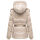 Navahoo Kuschelhäschen Damen Teddy Jacke Mit Futter N149 Light Taupe Größe S - Gr.36