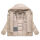 Navahoo Kuschelhäschen Damen Teddy Jacke Mit Futter N149 Light Taupe Größe S - Gr.36