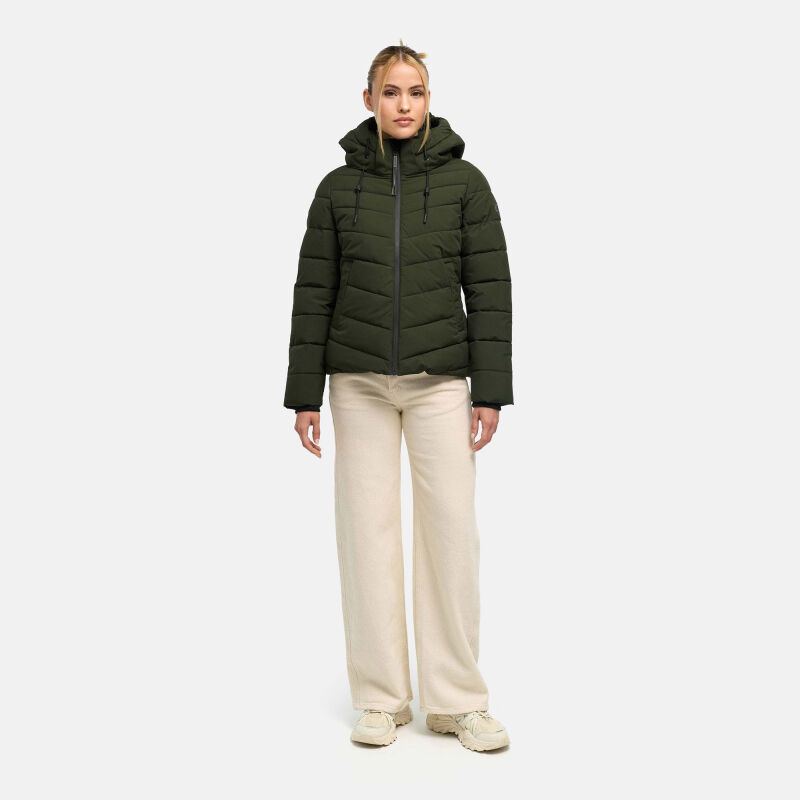 Marikoo Nobiruu Damen Steppjacke N156 Dark Olive Größe M - Gr.38