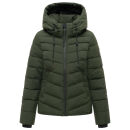 Marikoo Nobiruu Damen Steppjacke N156 Dark Olive Größe M - Gr.38