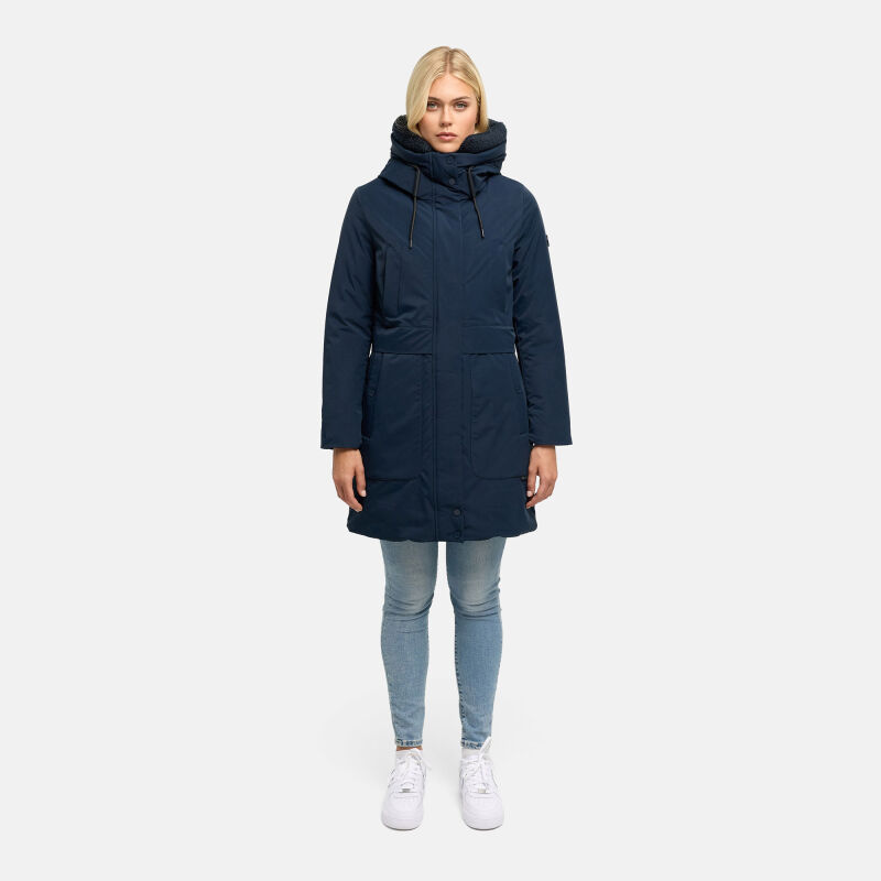 Marikoo Pakaami Damen Parka N158 Navy Größe L - Gr.40