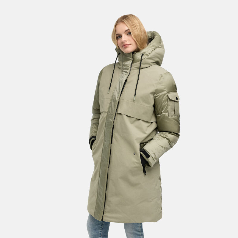 Navahoo Peakstorm Damen Parka N159 Stone Grey Größe XXXL - Gr.46