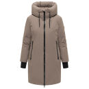 Marikoo Polarhäschen Damen Mantel N161 Stone Brown Größe M - Gr.38