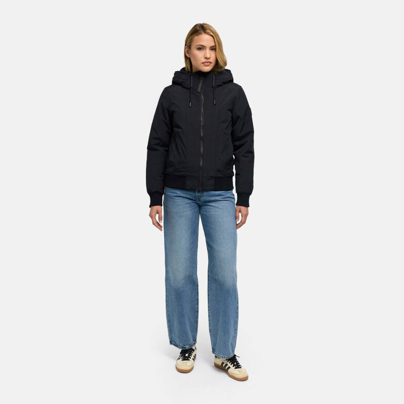 Navahoo Kichermaus Damen Winterjacke N148 Schwarz Größe XS - Gr.34