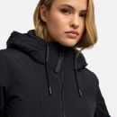 Navahoo Kichermaus Damen Winterjacke N148 Schwarz Größe XS - Gr.34