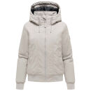 Navahoo Kichermaus Damen Winterjacke N148 Light Grey Größe XXL - Gr.44