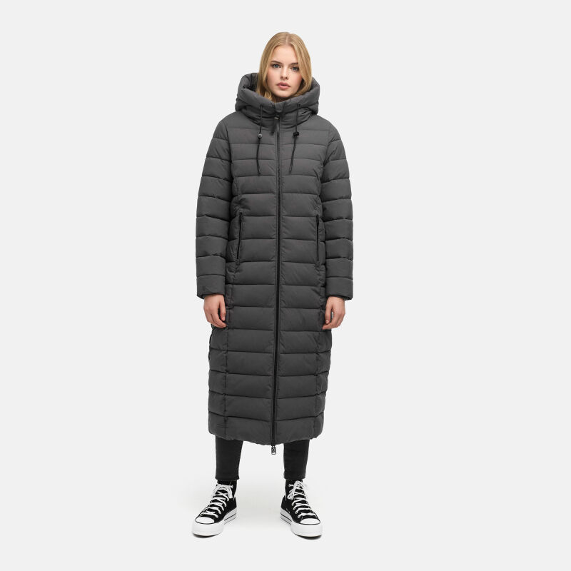 Navahoo Vanillawolke Damen Steppmantel N166 Anthracite Größe XL - Gr.42