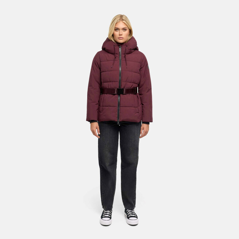 Navahoo Wattewunder Damen Steppjacke N168 Wine Größe S - Gr.36
