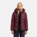 Navahoo Wattewunder Damen Steppjacke N168 Wine Größe S - Gr.36