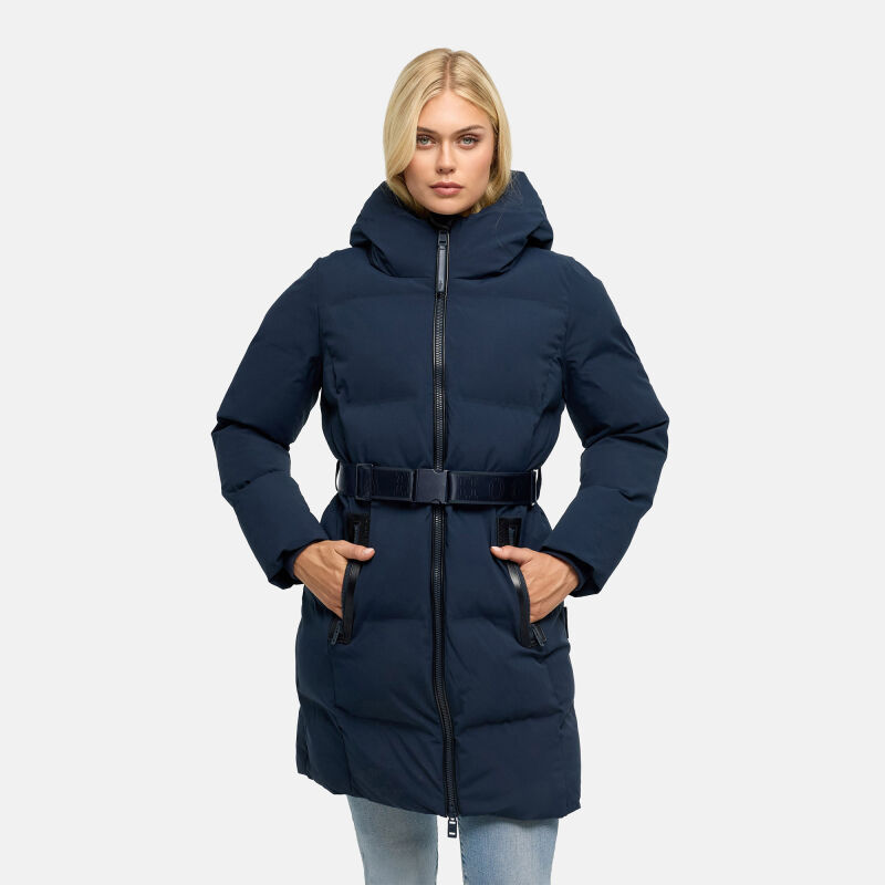 Navahoo Wolkenwichtel Damen Steppmantel N170 Navy Größe S - Gr.36