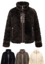Navahoo Wuschelwonne Damen Teddyplüsch Jacke N171
