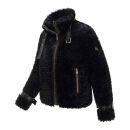 Navahoo Wuschelwonne Damen Teddyplüsch Jacke N171 Schwarz Größe XXL - Gr.44