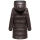 Marikoo Yumee Damen Steppmantel N172 Choco Größe M - Gr.38