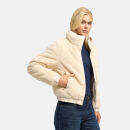 Marikoo Yuvaa Damen Teddy Winterjacke N174 Cream Größe L - Gr.40