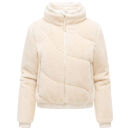 Marikoo Yuvaa Damen Teddy Winterjacke N174 Cream Größe L - Gr.40