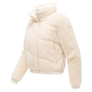 Marikoo Yuvaa Damen Teddy Winterjacke N174 Cream Größe L - Gr.40