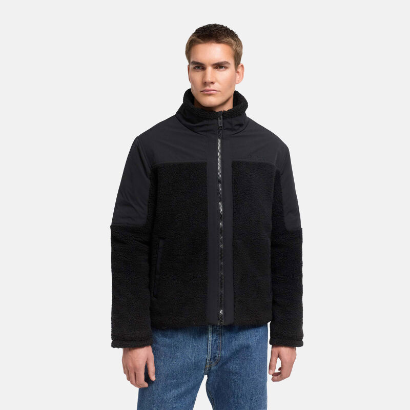 Stone Harbour Riveen Herren Sherpa-Fleece Jacke B789 Schwarz Größe S - Gr.S