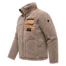 Stone Harbour Sorees Herren Sherpa-Fleece Jacke B790 Dark Taupe Größe XL - Gr.XL