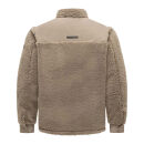 Stone Harbour Taureek Herren Teddy Jacke gefüttert B791 Dark Taupe Größe L - Gr.L