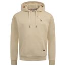 U.S. POLO ASSN. Herren Sweathoodie P-061 Beige-Navy Größe S - Gr.S
