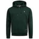 U.S. POLO ASSN. Herren Sweathoodie P-061 Darkgreen-Beige Größe M - Gr.M