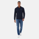 U.S. POLO ASSN. Herren Longsleeve Poloshirt P-063 Navy-Beige Größe XL - Gr.XL