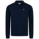 U.S. POLO ASSN. Herren Longsleeve Poloshirt P-063 Navy-Beige Größe XL - Gr.XL
