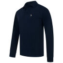 U.S. POLO ASSN. Herren Longsleeve Poloshirt P-063 Navy-Beige Größe XL - Gr.XL