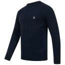U.S. POLO ASSN. Herren Crewneck Pullover P-064 Navy-Beige Größe XXL - Gr.2XL