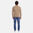 U.S. POLO ASSN. Herren Crewneck Pullover P-064 CamelMelange-Navy Größe M - Gr.M