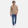 U.S. POLO ASSN. Herren Crewneck Pullover P-064 CamelMelange-Navy Größe M - Gr.M