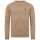 U.S. POLO ASSN. Herren Crewneck Pullover P-064 CamelMelange-Navy Größe M - Gr.M